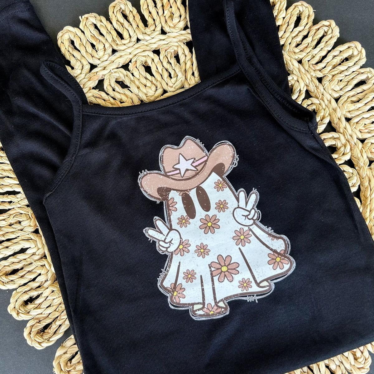 Western Ghost outfit for baby girl Halloween, western ghost Romper for toddler, Fall Baby Girl Outfit, Toddler Halloween, cowgirl ghost