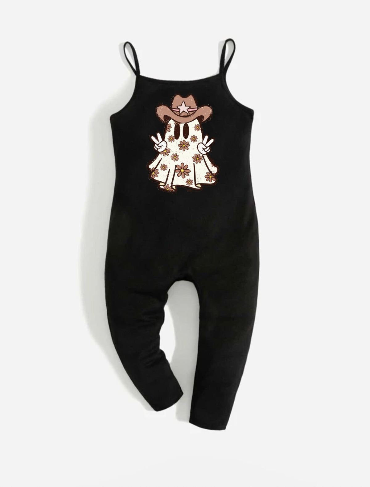 Western Ghost outfit for baby girl Halloween, western ghost Romper for toddler, Fall Baby Girl Outfit, Toddler Halloween, cowgirl ghost