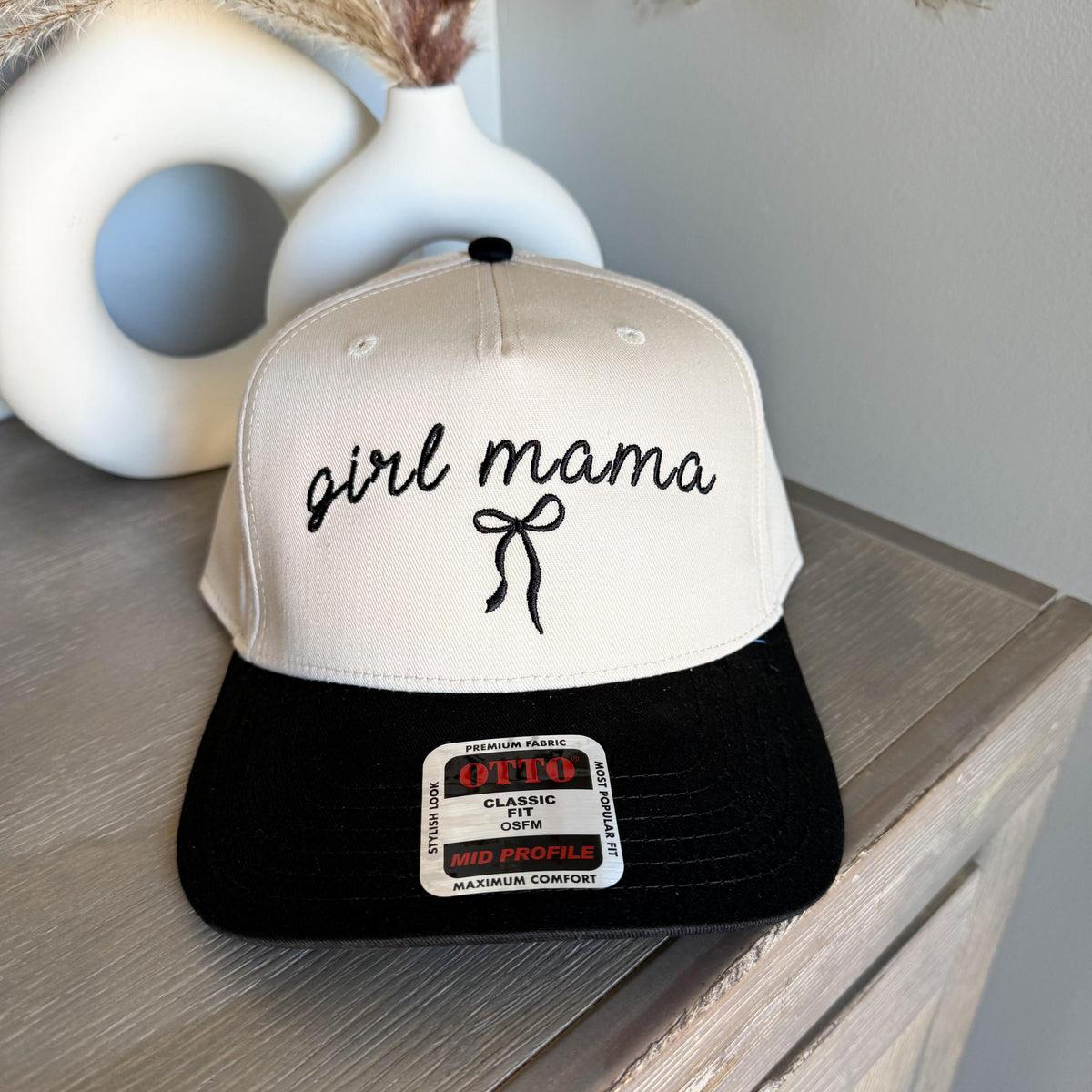 Girly Bow Mama Embroidered Hat, Trendy Mother Hats, Pregnancy Announcement Idea Hats, Mom Vintage Trucker, Mom Cap Mother's Day Gift