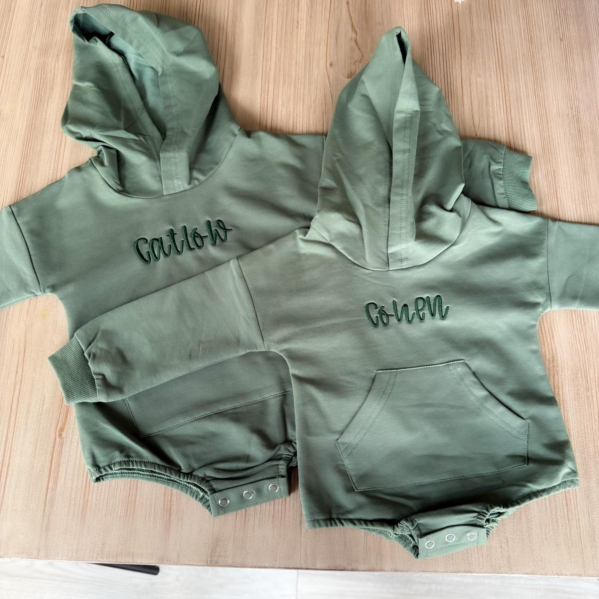 Baby Boy Spring Clothing Embroidered Sweatshirt Hoodie Bubble Romper, Custom Name Baby Bubble Sweatshirt for Baby shower gift, baby boy gift
