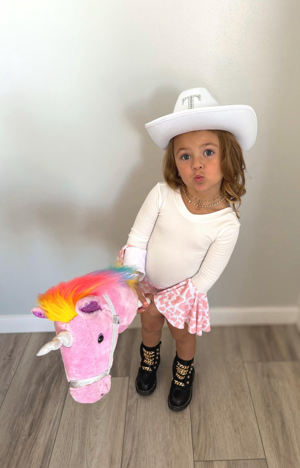 trendy baby Girl’s cowgirl Halloween Leotard Costume, western Toddler girl Costume, baby 1st cow costume, cow spot for baby girl halloween